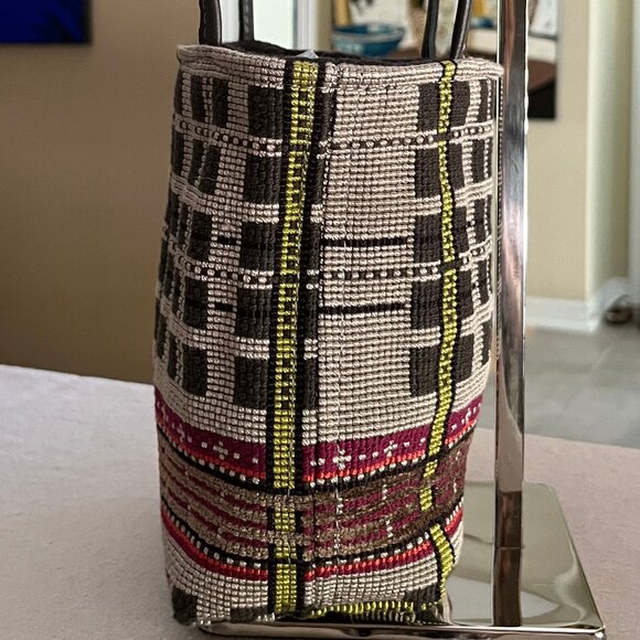 Upholstery/Tapestry Fabric Mini Tote by me*mo - Authentic - Picture 8 of 17